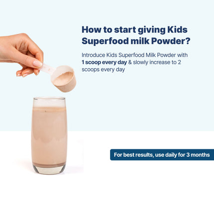 Kids Superfood Milk Powder Vanilla (6-12 Years)