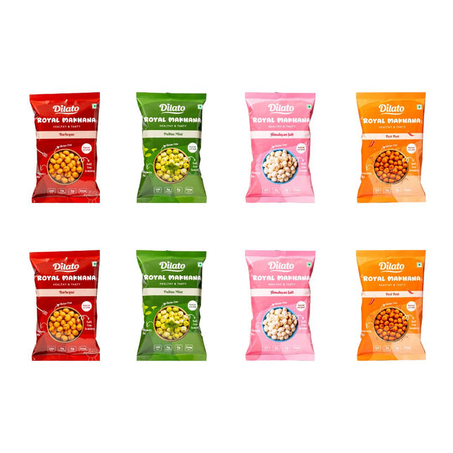 Royal Makhana Assorted Pack of 8 (2 each)